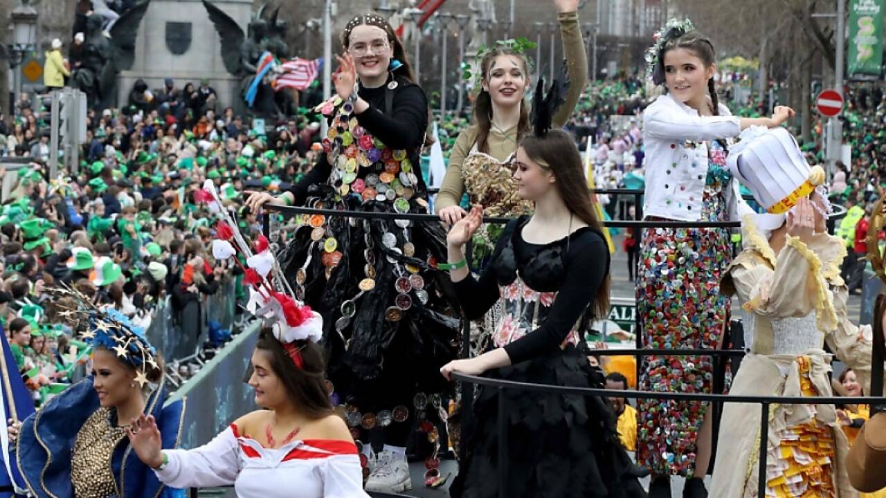 Große Parade am St. Patrick's Day in Dublin 