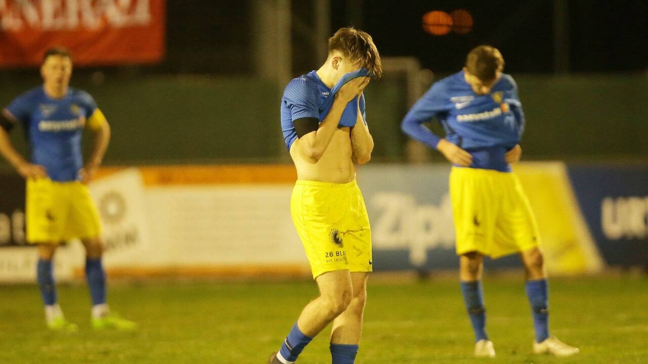 Die SAK-Spieler waren nach dem 0:1 bitter enttäuscht.  