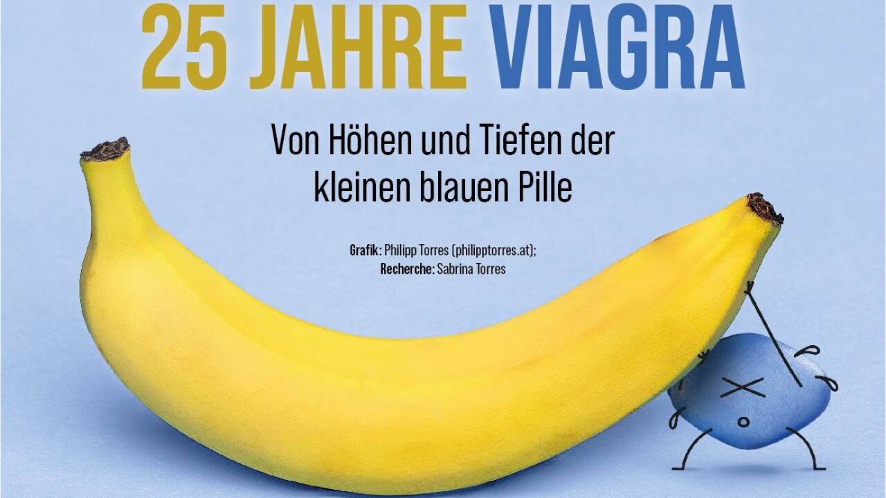 Ein bisschen chemische Hilfe – und schon geht „es“ wieder. Damit verdiente Pfizer Milliarden. Heute ist das Patent abgelaufen.  