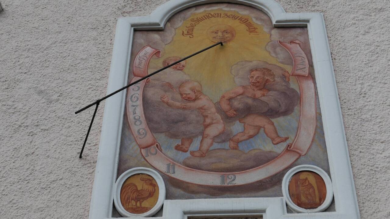 Ein heiterer Anblick in Berchtesgaden. Ein heiterer Anblick in Berchtesgaden.