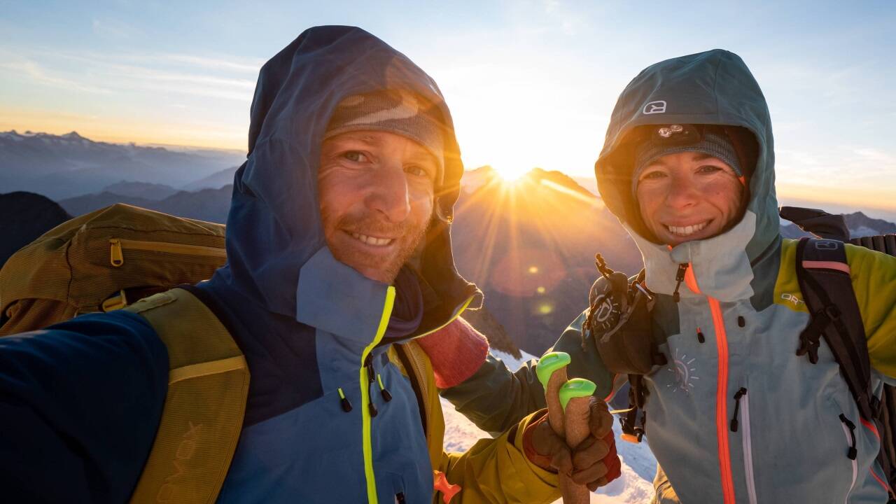 Andi und Marlies: Erst kam die Liebe zu den Bergen, dann die Liebe zueinander. 