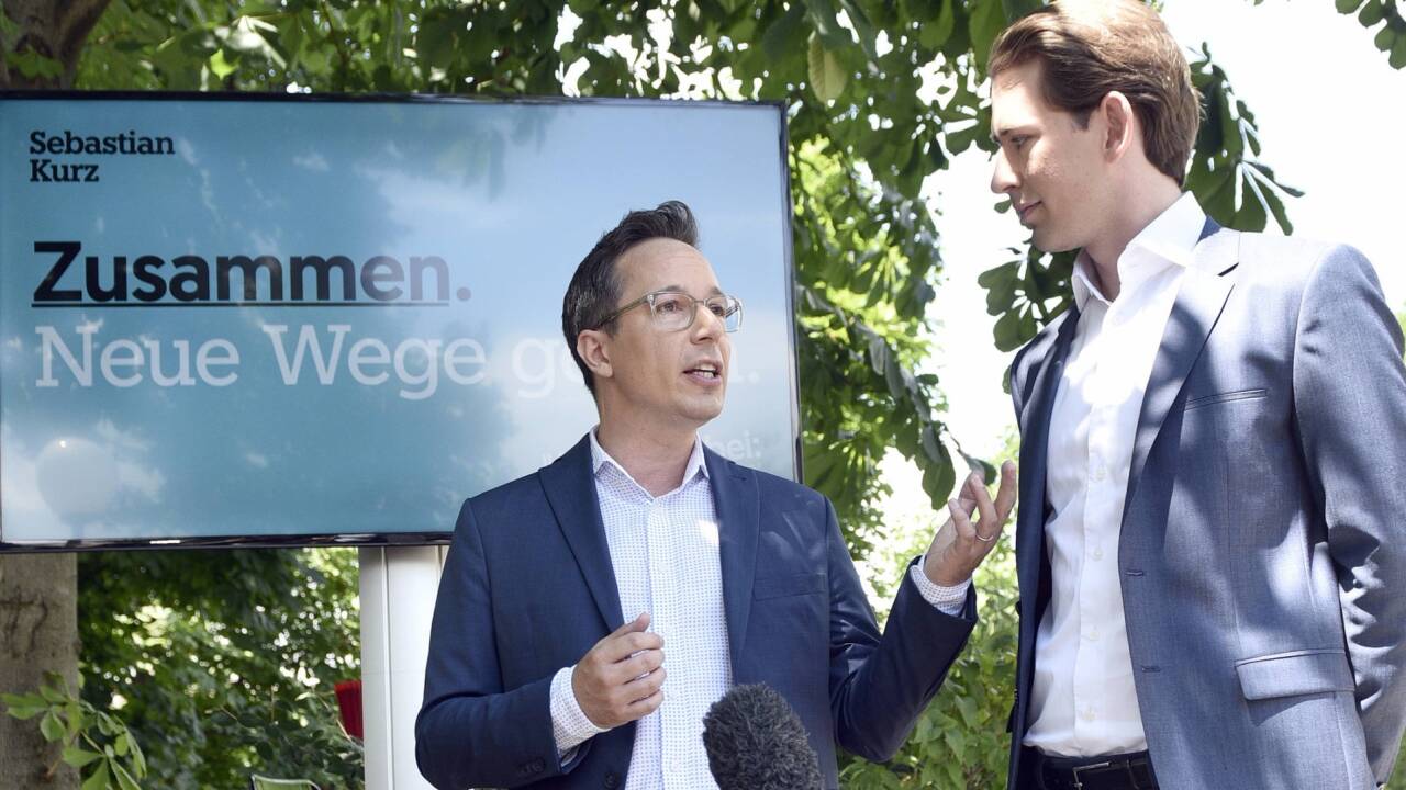 Peter L. Eppinger spricht mit und künftig für Sebastion Kurz. 