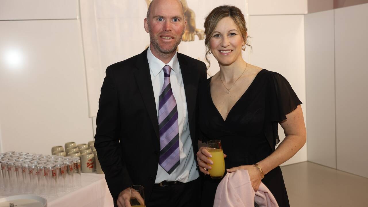 Der Gasteiner Ex-Abfahrer Hans Grugger mit Gattin Ingrid. 