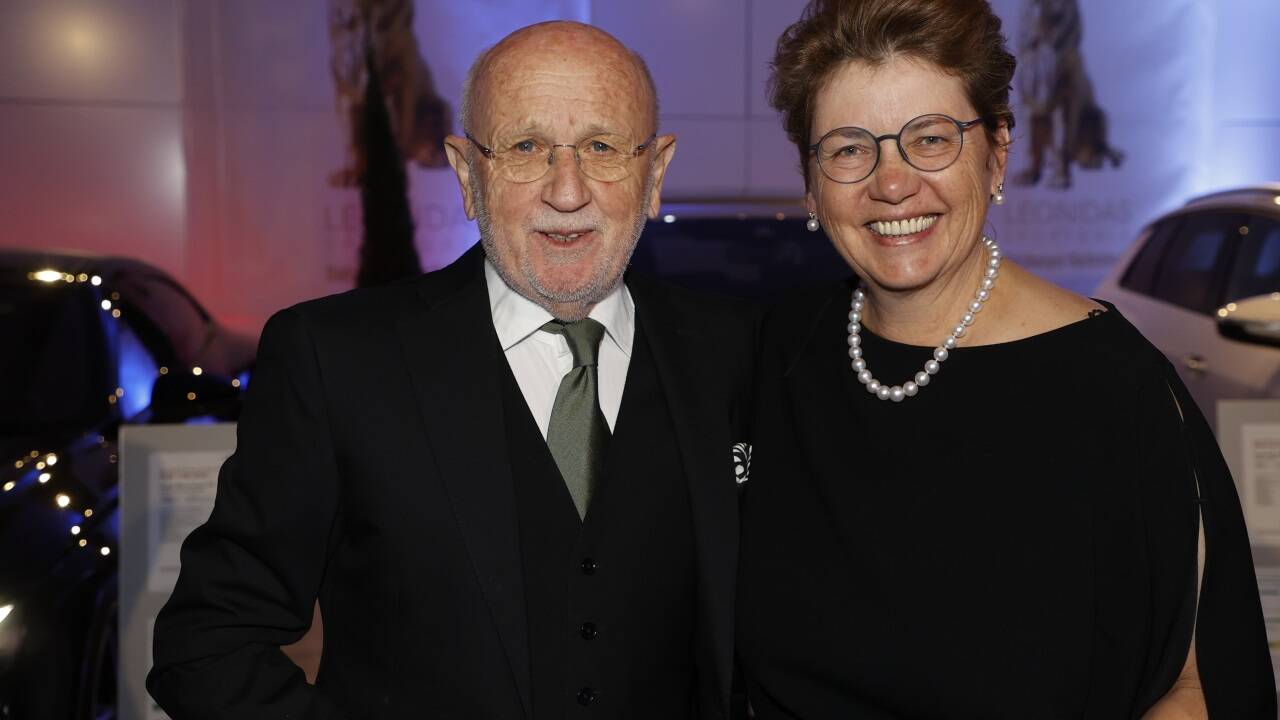 Ex-Weltklassetennisspielerin und Jurymitglied Judith Floimair mit Roland Floimair. 