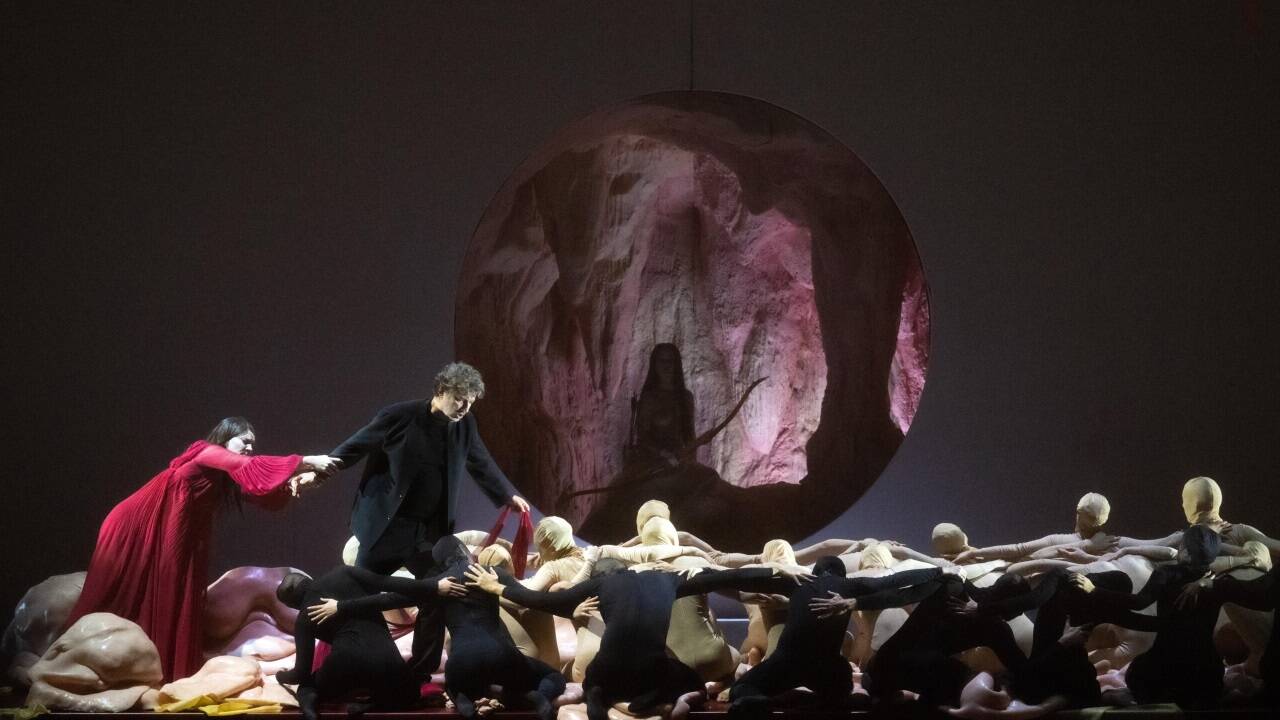 Emma Bell als Venus, Jonas Kaufmann als Tannhäuser, Tänzer des Bodhi Project 