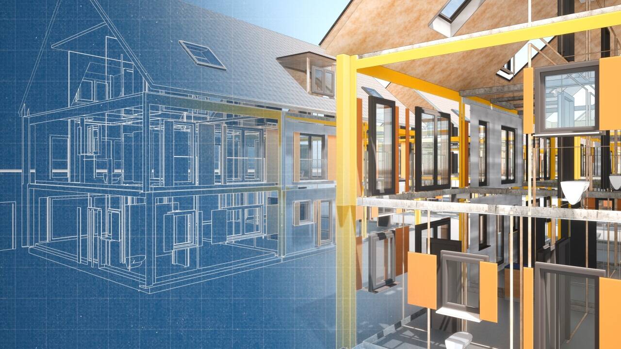 Building Information Modeling (BIM) erzeugt digital ein Modell des Gebäudes inklusive aller Informationen bis ins kleinste Detail.  