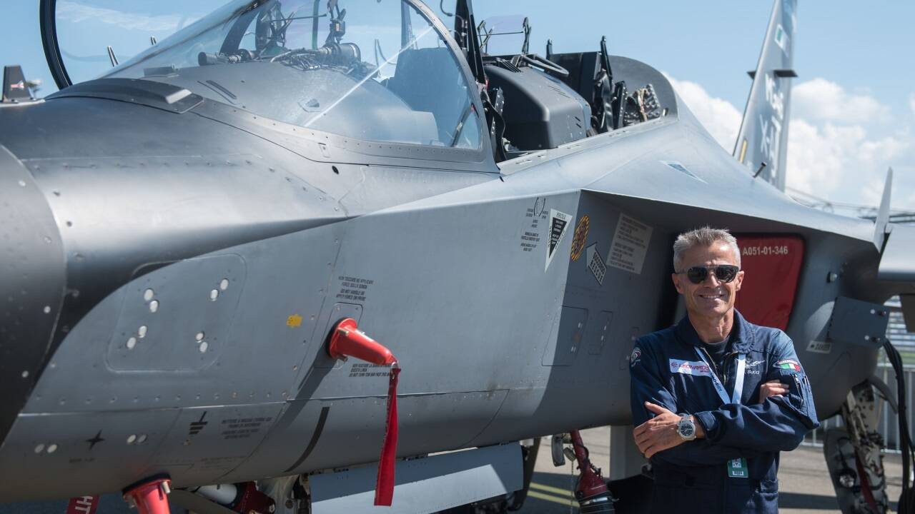 Ein italienischer Trainingsjet M-346, wie ihn das Bundesheer bestellen könnte. 