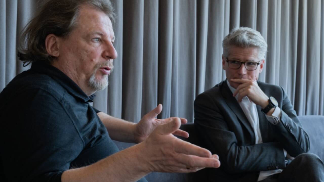 Intendant Hermann Schneider und Geschäftsführer Thomas Königstorfer 