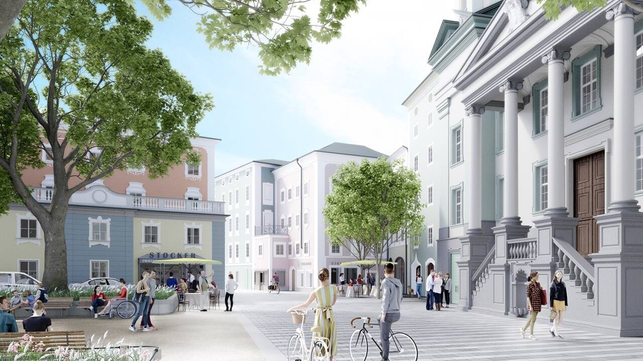So könnte die Nonntaler Hauptstraße künftig aussehen – frühestens 2025. So könnte die Nonntaler Hauptstraße künftig aussehen – frühestens 2025.