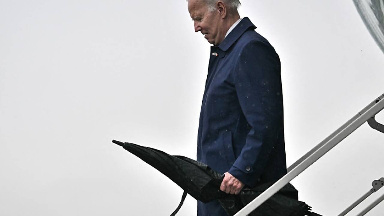 US-Präsident Joe Biden bei Ankunft in Dublin 