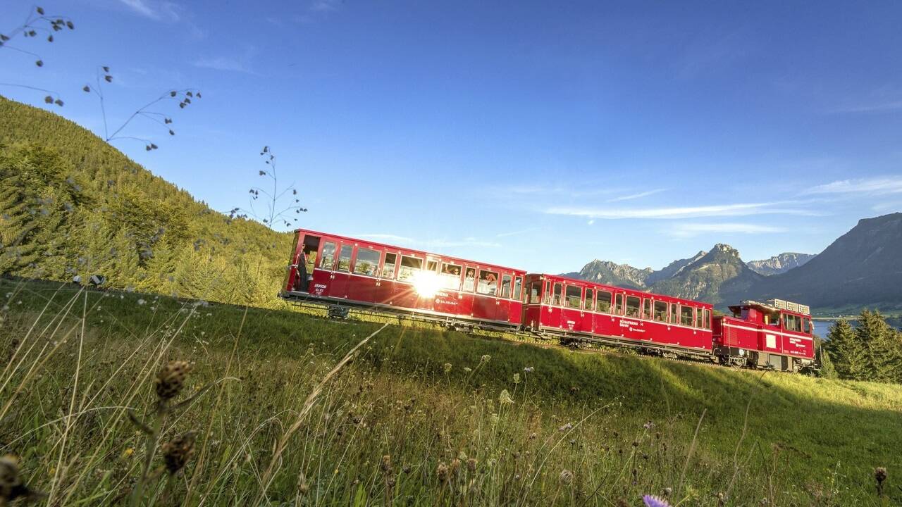 Die Schafbergbahn feiert heuer in 130-Jahre-Jubiläum. 
