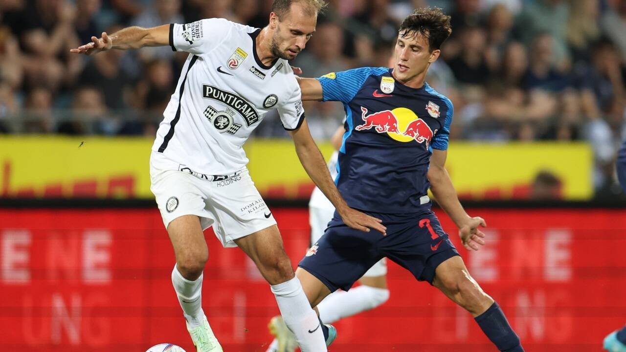 Sturms Jon Gorenc Stankovič (l.) und Bulle Nicolás Capaldo lieferten sich in dieser Saison harte Duelle. 