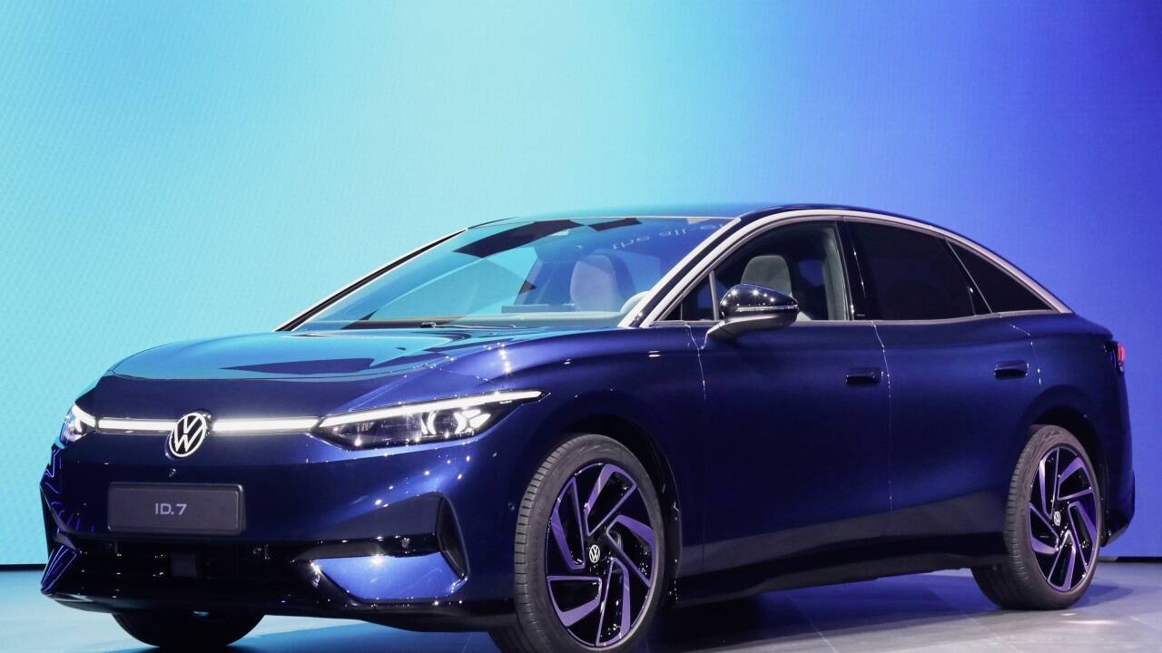 Auf der Elektrolimousine ID.7 liegen aktuell die Hoffnungen.  