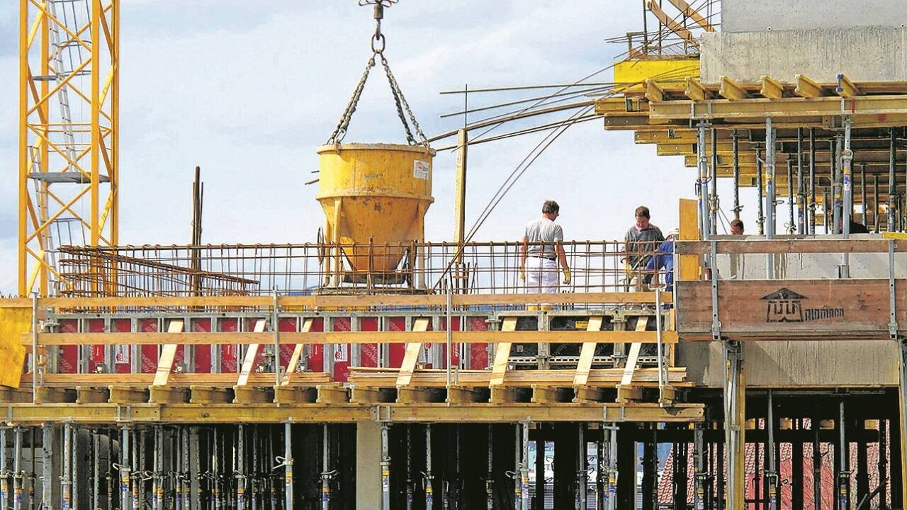 Vor allem der Wohnbau ist derzeit rückläufig.  