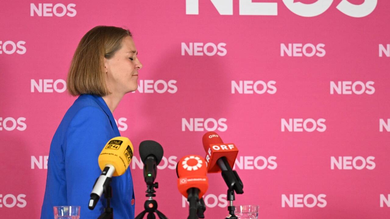 Ein bitterer Abschied für Neos-Chefin Andrea Klambauer.  
