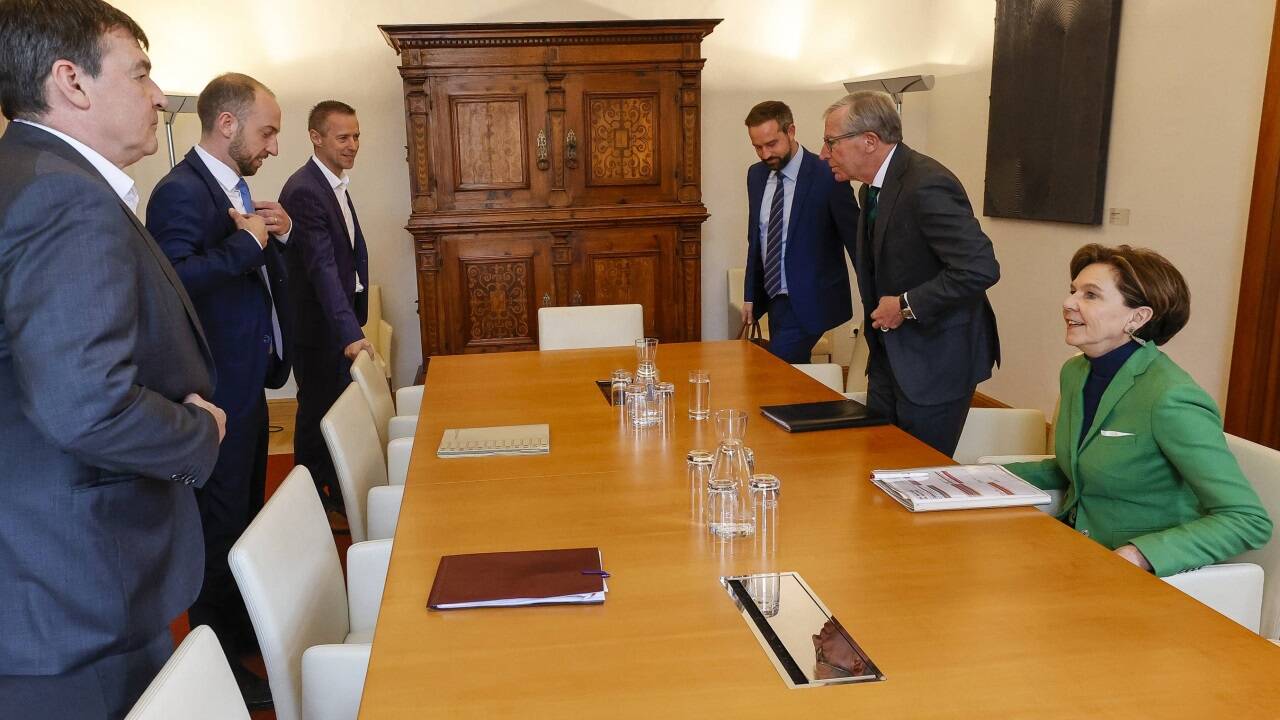 Die ÖVP traf am Mittwochvormittag auf die SPÖ.  