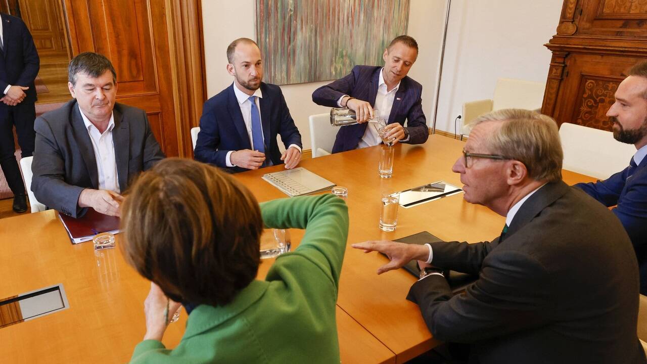 Die ÖVP traf am Mittwochvormittag auf die SPÖ.  