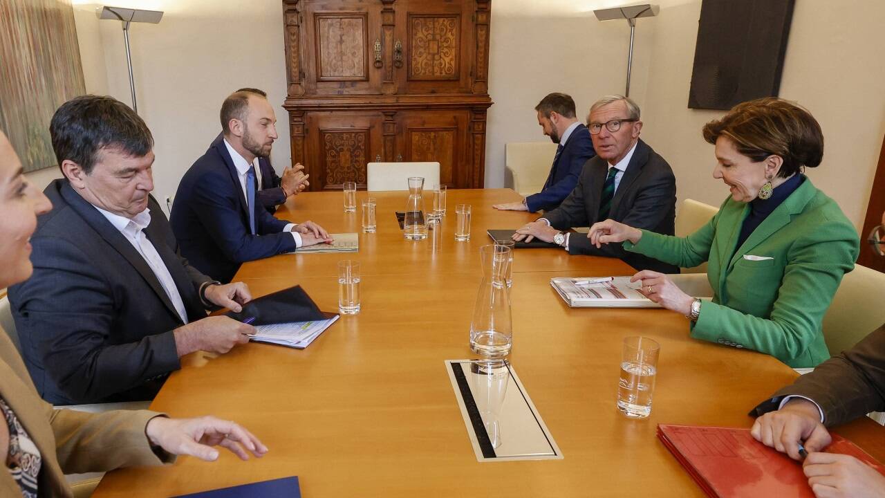 Die ÖVP traf am Mittwochvormittag auf die SPÖ.  