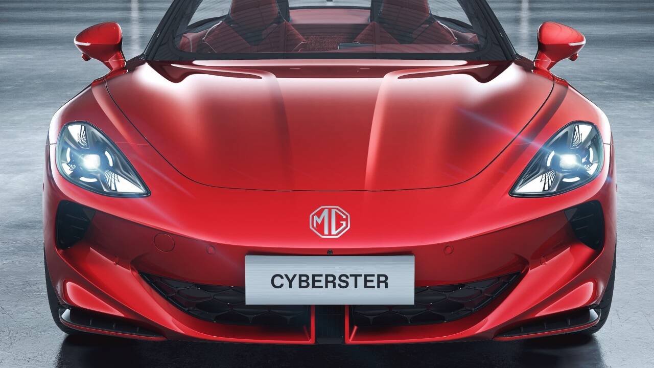 Kommt der MG Cyberster 2024 auf den Markt, wäre es das erste Elektrocabrio. 