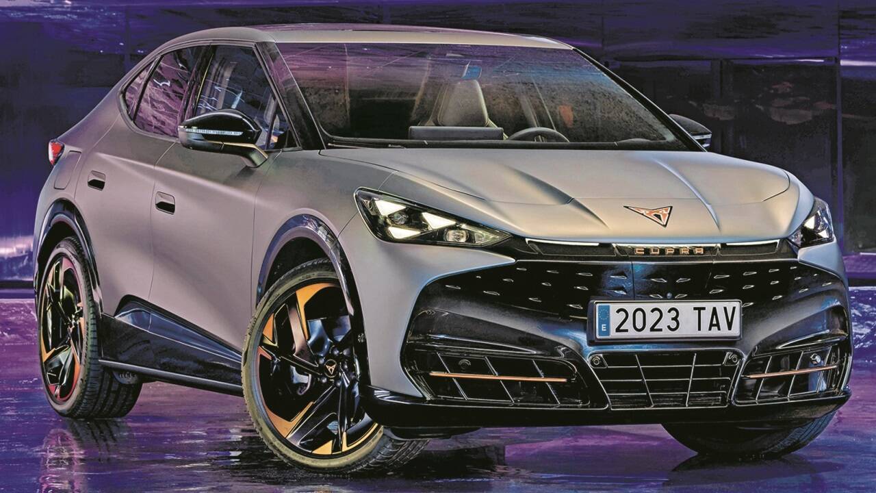 Supersportliches Design, moderner Antrieb: Mit dem für Mitte 2024 avisierten SUV-Coupé Tavascan bereitet Cupra den nächsten Schritt vor.  