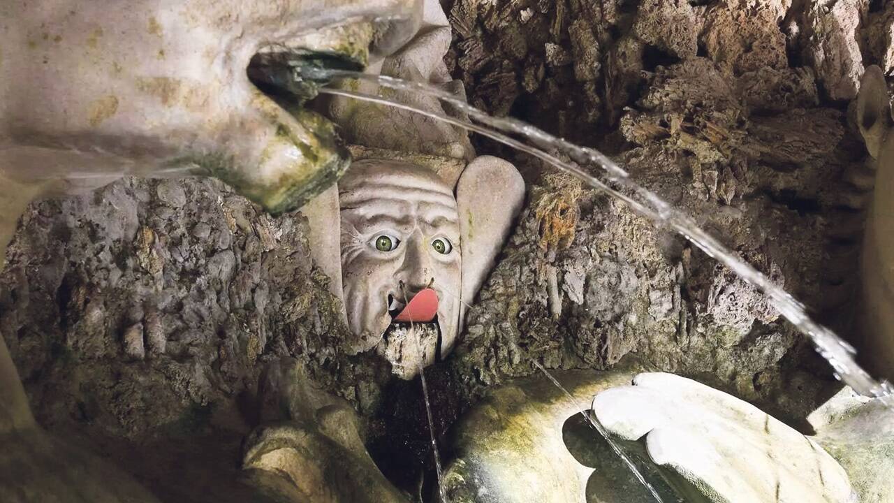 Magische Grotten, tückische Spritzbrunnen – auch das ist Hellbrunn. 