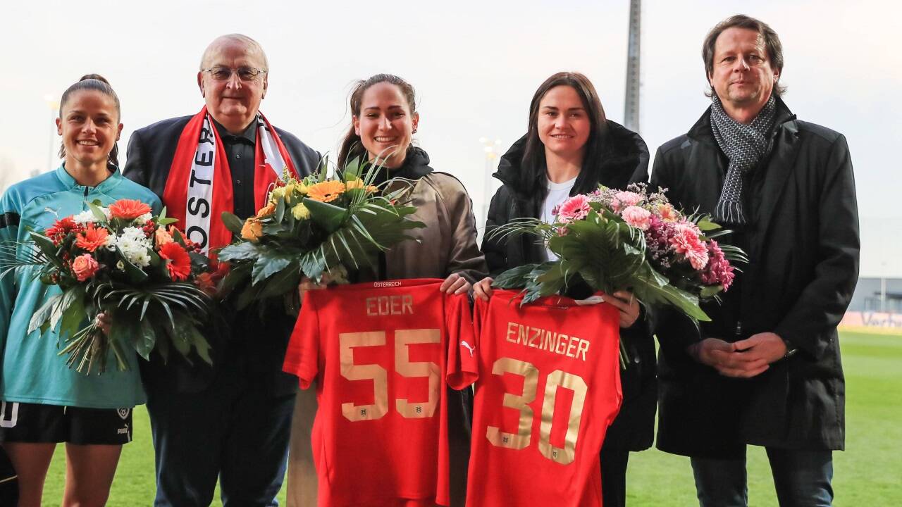 Abschied aus dem Nationalteam, gemeinsam mit Jasmin Eder.  