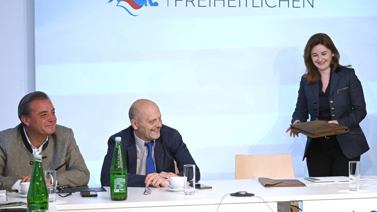 Der FPÖ-Landesparteivorstand tagte am Dienstagabend. Neben Marlene Svazek ist der Radstädter Bürgermeister Christian Pewny (l.) ein Kandidat für ein Regierungsamt. Andreas Schöppl soll Svazek als freiheitlicher Klubchef im Landtag beerben. 