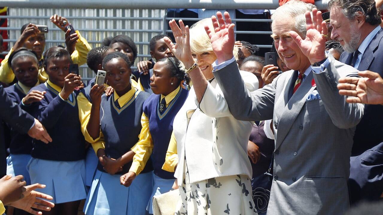Ein Besuch an der Seite von Camilla in Soweto, Südafrika. 