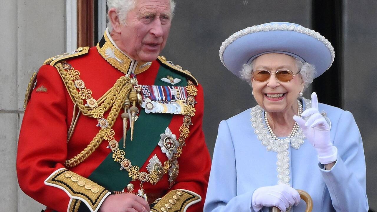 Das letzte Mal „Trooping the Colour“ an der Seite seiner Mutter: Charles und Elizabeth im Juni 2022. 