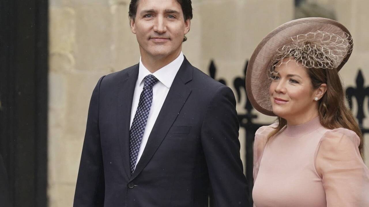 Der kanadische Premier Justin Trudeau mit Frau Sophie. Der kanadische Premier Justin Trudeau mit Frau Sophie.