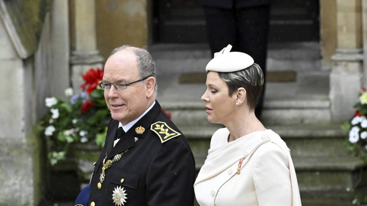 Albert und Charlene von Monaco. Albert und Charlene von Monaco.