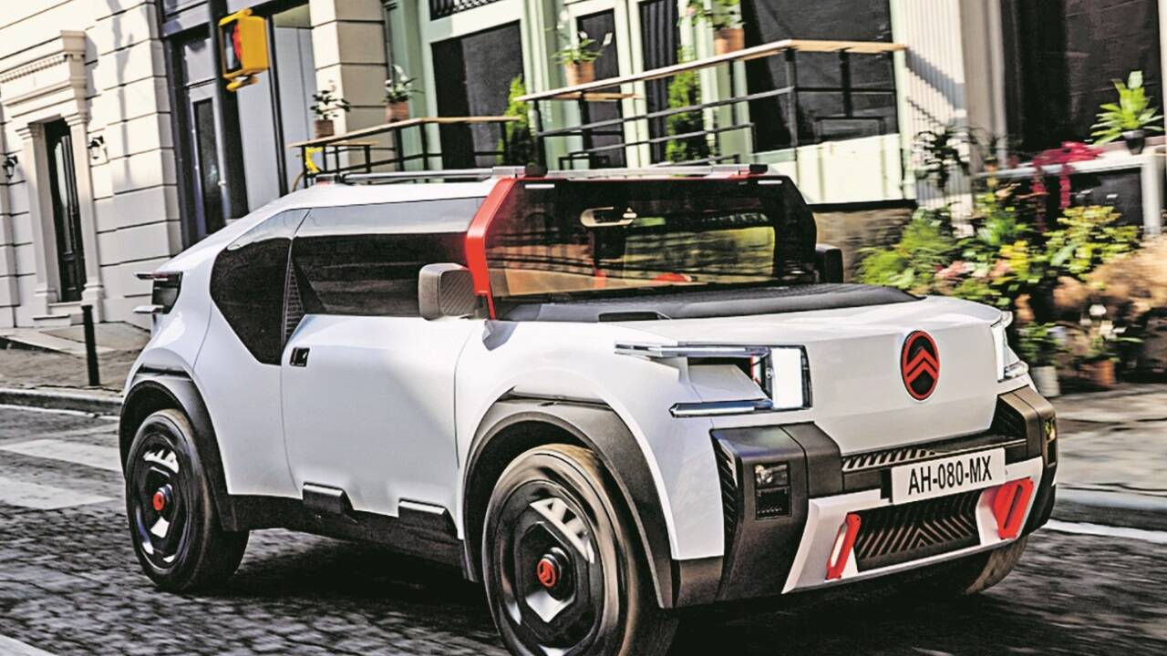 Die Idee hinter dem Citroën Oli ist es, die ökologischen und ökonomischen Kosten eines Familienautos konsequent zu reduzieren.   Die Idee hinter dem Citroën Oli ist es, die ökologischen und ökonomischen Kosten eines Familienautos konsequent zu reduzieren.