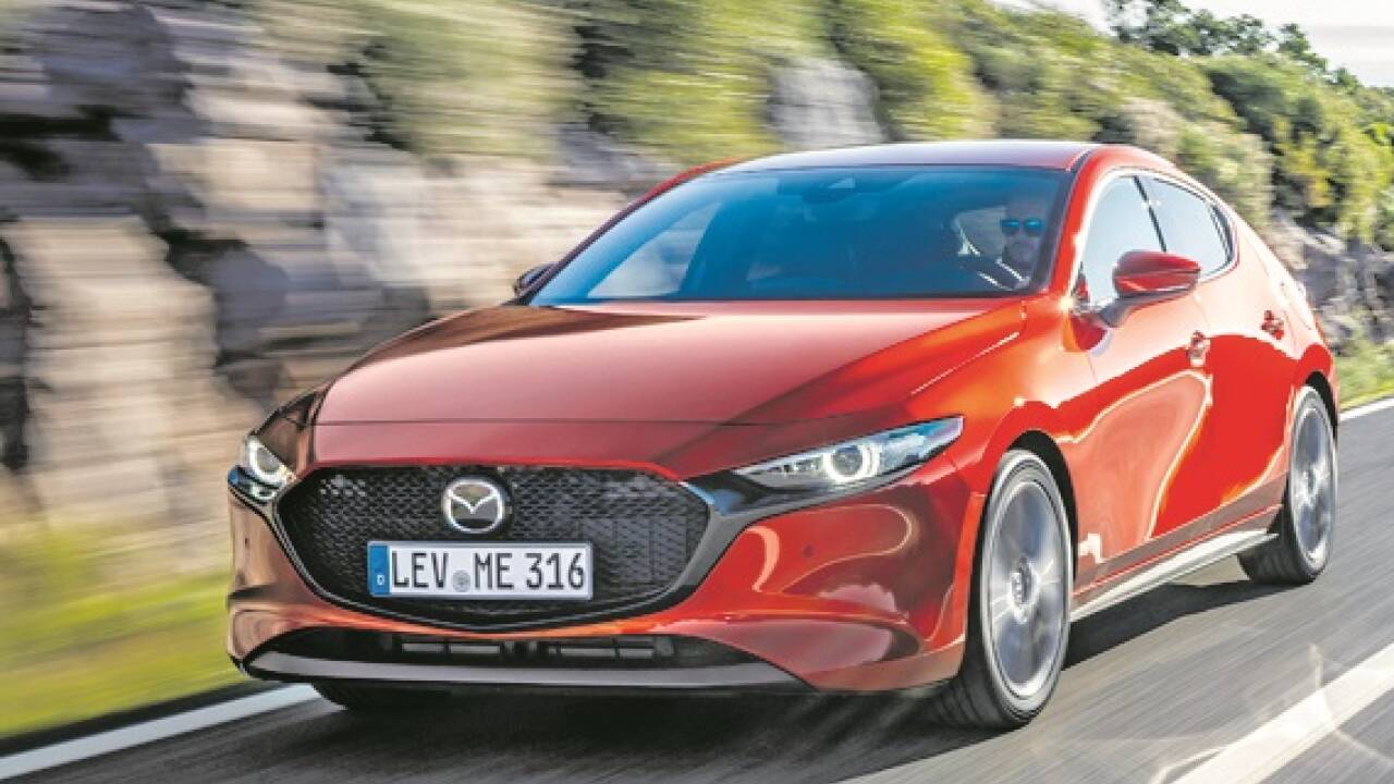 Der neue Mazda3, Jahrgang 2024. 