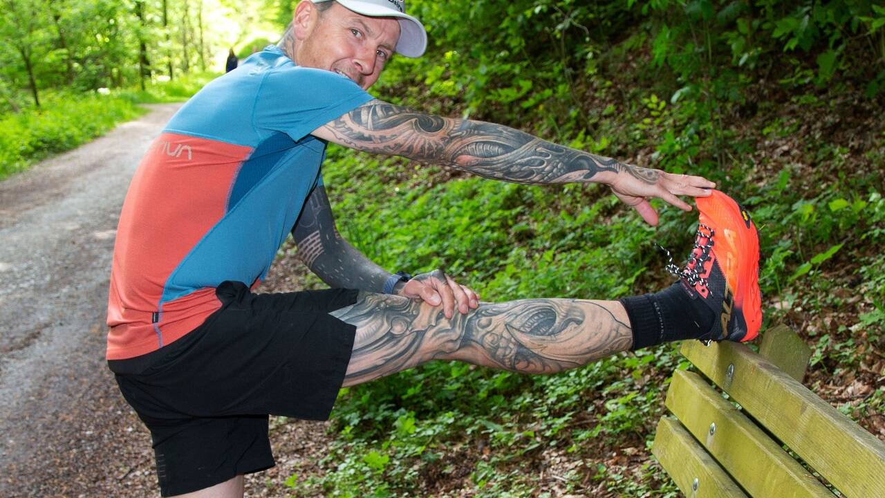 Andreas Ropin hat sich eine extreme Laufstrecke vorgenommen.  