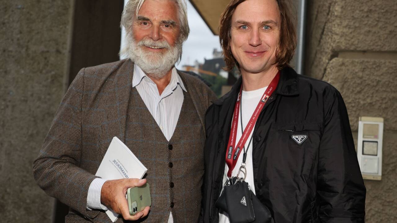 Im Festspielsommer 2021 in Salzburg: Peter Simonischek und Lars Eidinger.  