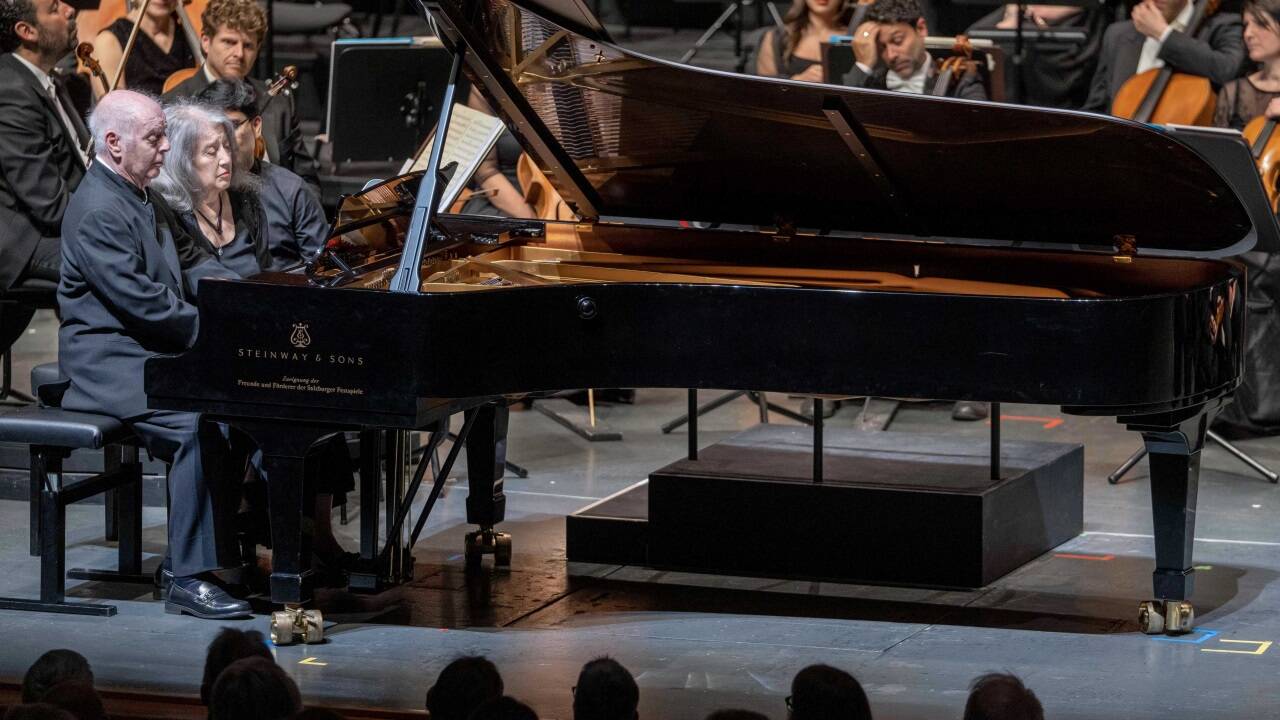 Daniel Barenboim und Martha Argerich spielten vierhändig 