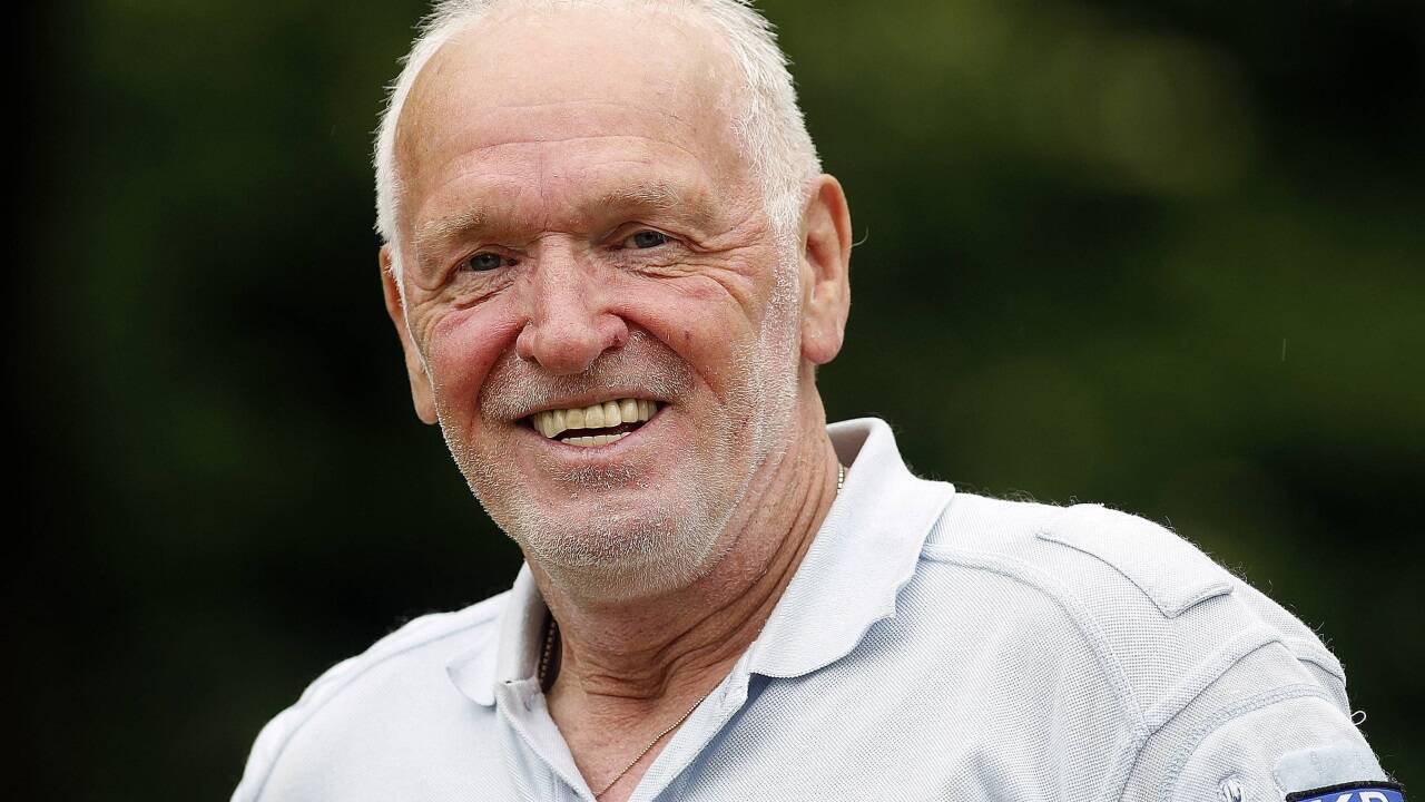 Kurt Pokorny: „Es gibt ja eh kaum ein Foto, auf dem ich lache.“ Doch gibt es. Kurt Pokorny: „Es gibt ja eh kaum ein Foto, auf dem ich lache.“ Doch gibt es.