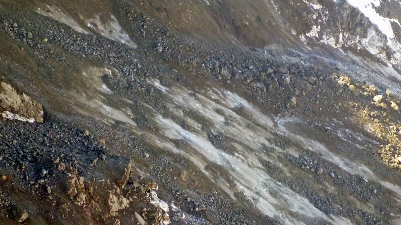 In der Silvrettagruppe in Galtür kam es zu dem massiven Felssturz.  In der Silvrettagruppe in Galtür kam es zu dem massiven Felssturz.