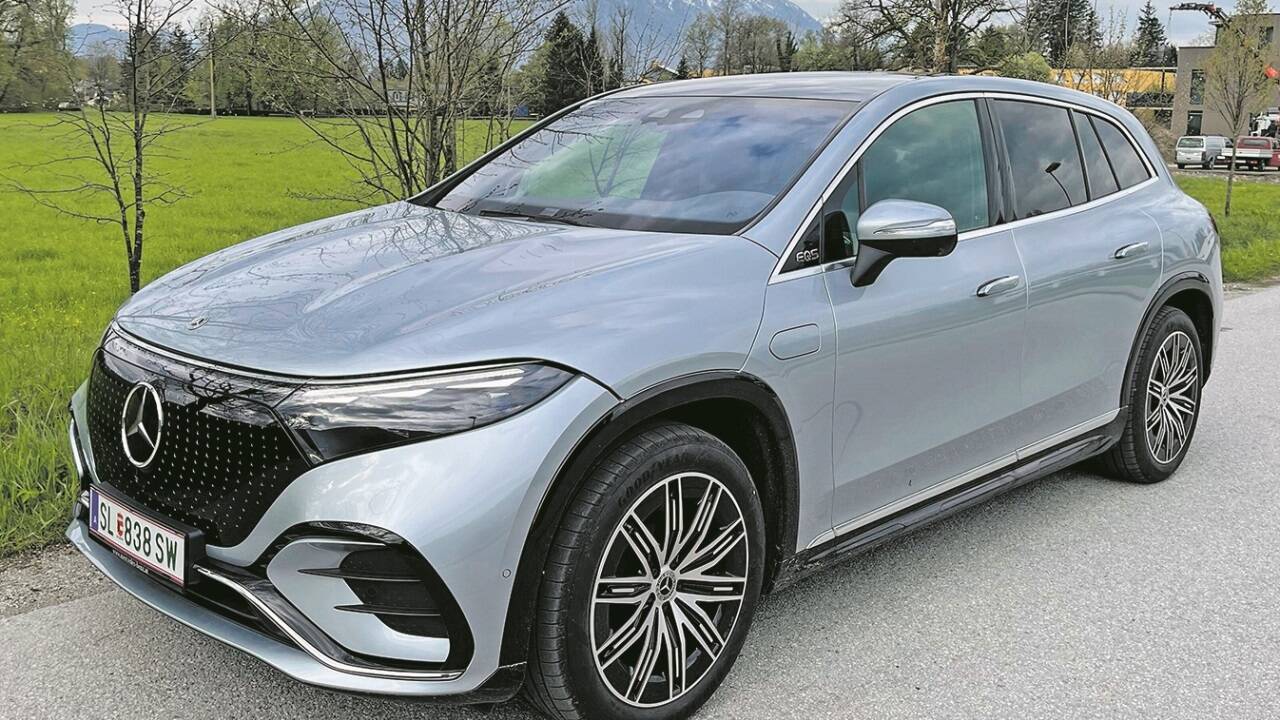 Teuer, aber in Sachen Reichweite, Ladeleistung und Stauraum absolut alltagstauglich: das EQS-SUV. 