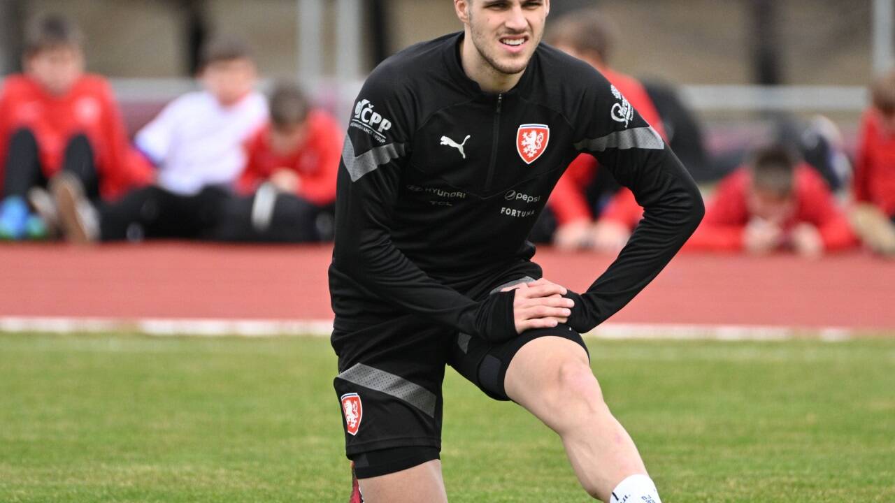 Linksverteidiger David Jurásek von Slavia Prag ist bereits tschechischer Nationalspieler. 