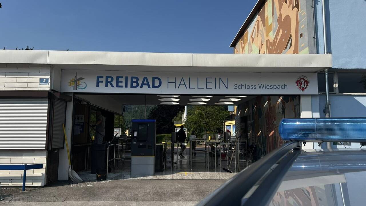 In der Nacht auf Sonntag wurde ins Freibad Hallein eingebrochen.  