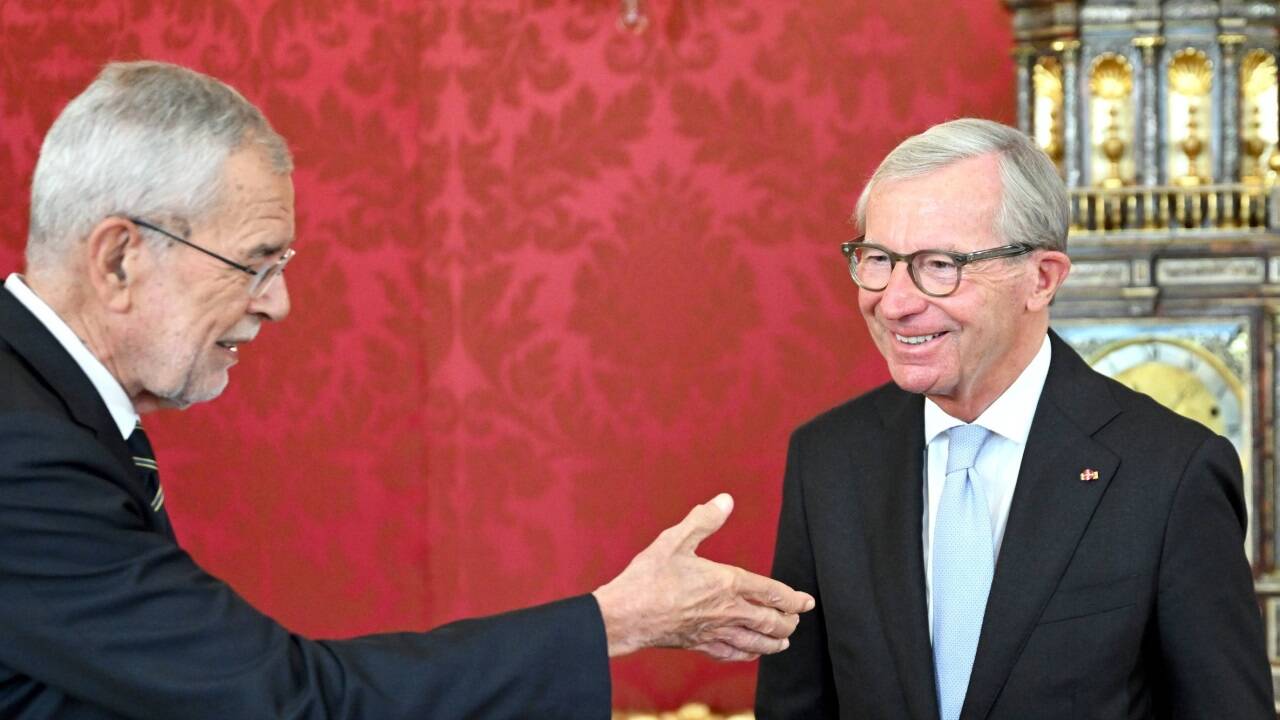 Van der Bellen und Haslauer. Van der Bellen und Haslauer.  
