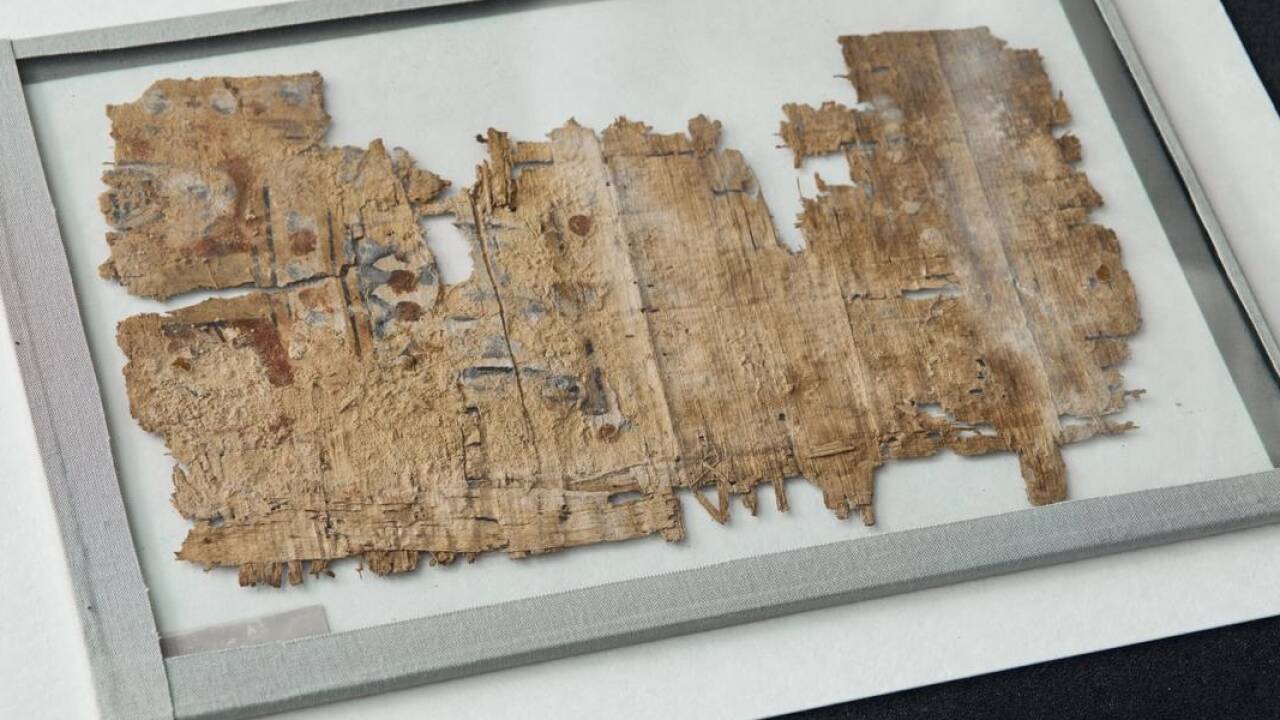So sieht das „Mumienbuch“, das an der Uni Graz seit gut 100 Jahren aufbewahrt wird, im Detail aus.   So sieht das „Mumienbuch“, das an der Uni Graz seit gut 100 Jahren aufbewahrt wird, im Detail aus.