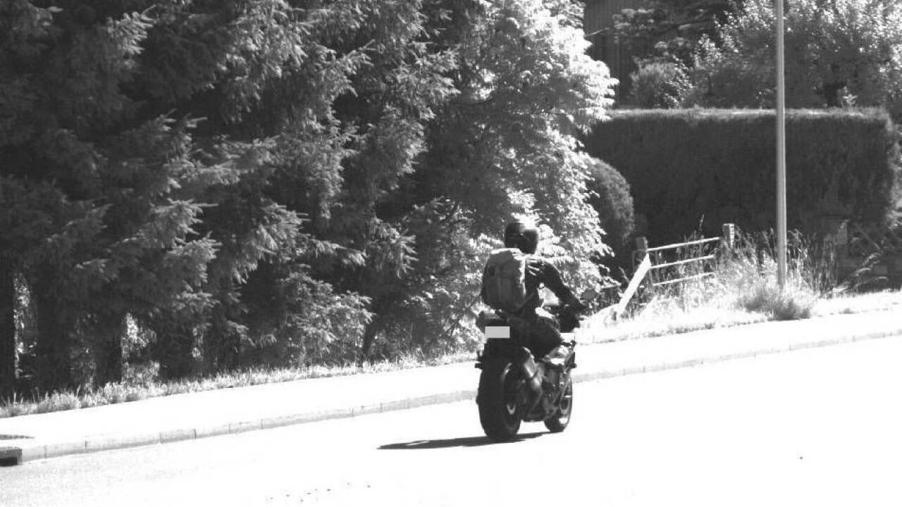 Insgesamt rasten sechs Biker in Mittersill in die Fotofalle. 