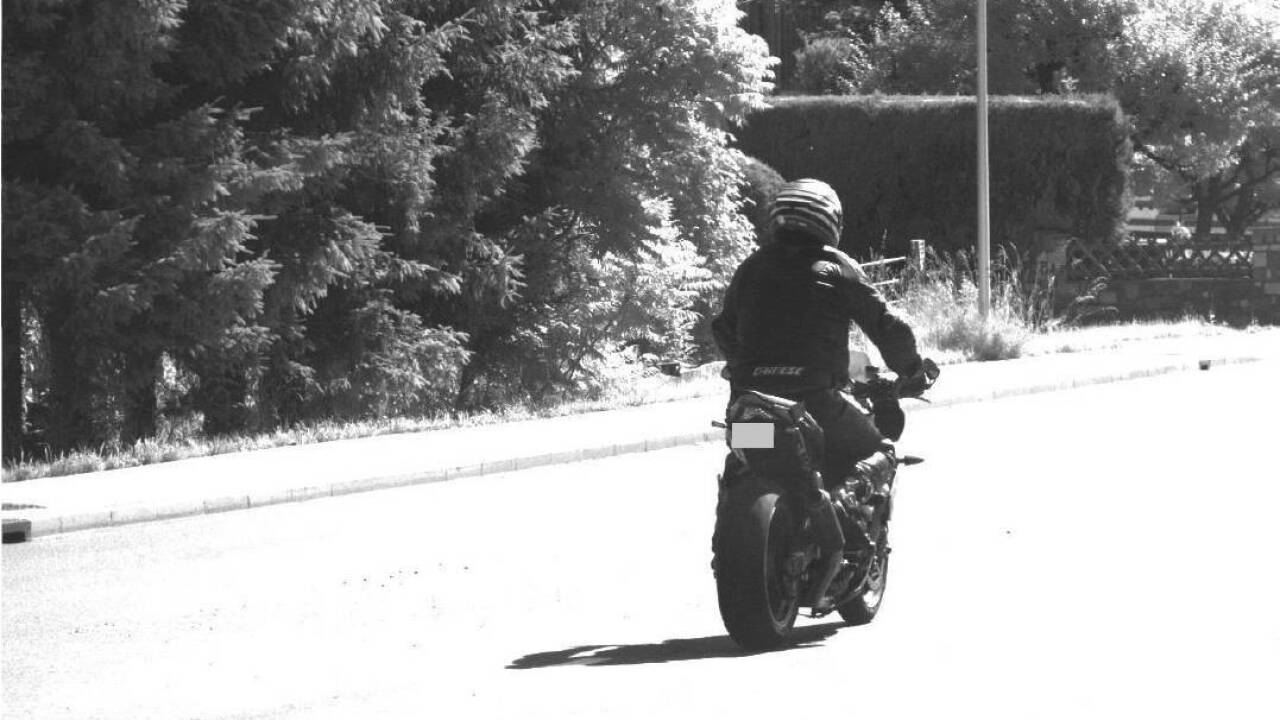 Insgesamt rasten sechs Biker in Mittersill in die Fotofalle. 
