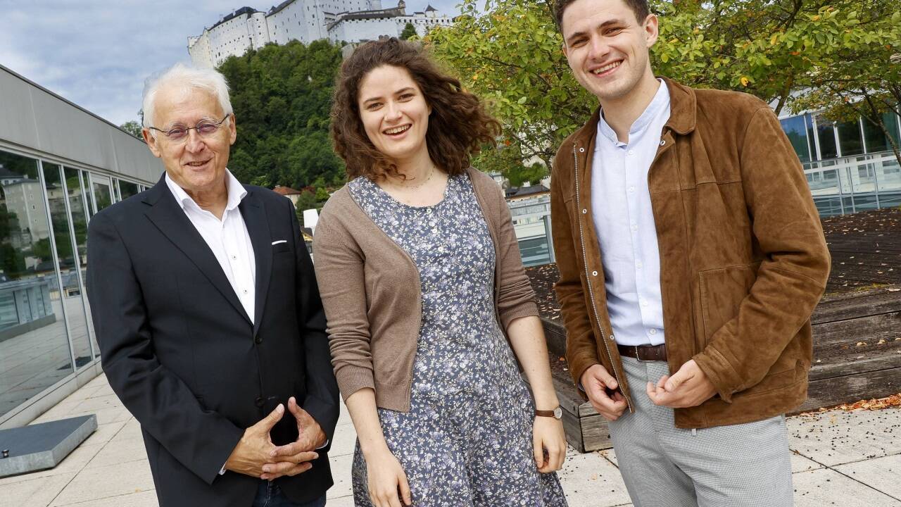 Verkehrsexperte Günther Penetzdorfer (links) und die Geschwister Elisabeth und Leonhard Hartinger setzen sich für den S-Link ein. 