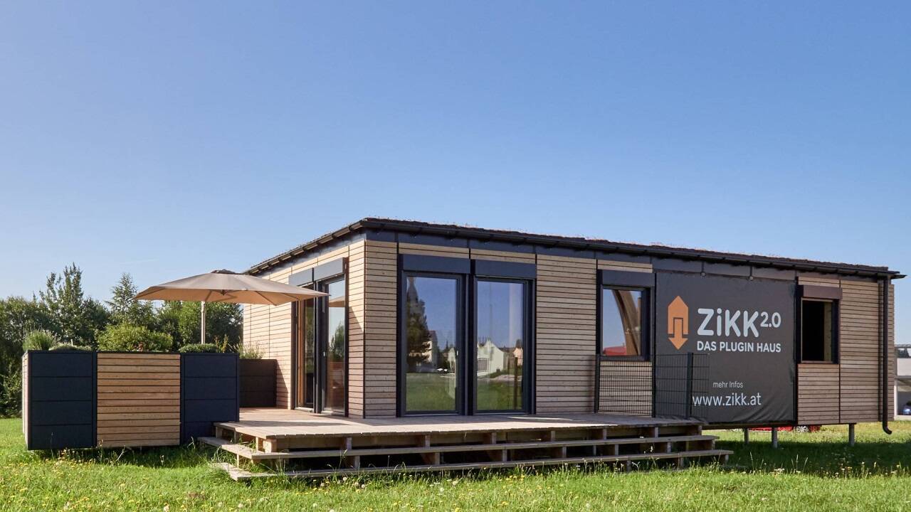 Das „Plugin“-Musterhaus ist in Vitis im Waldviertel zu besichtigen.  