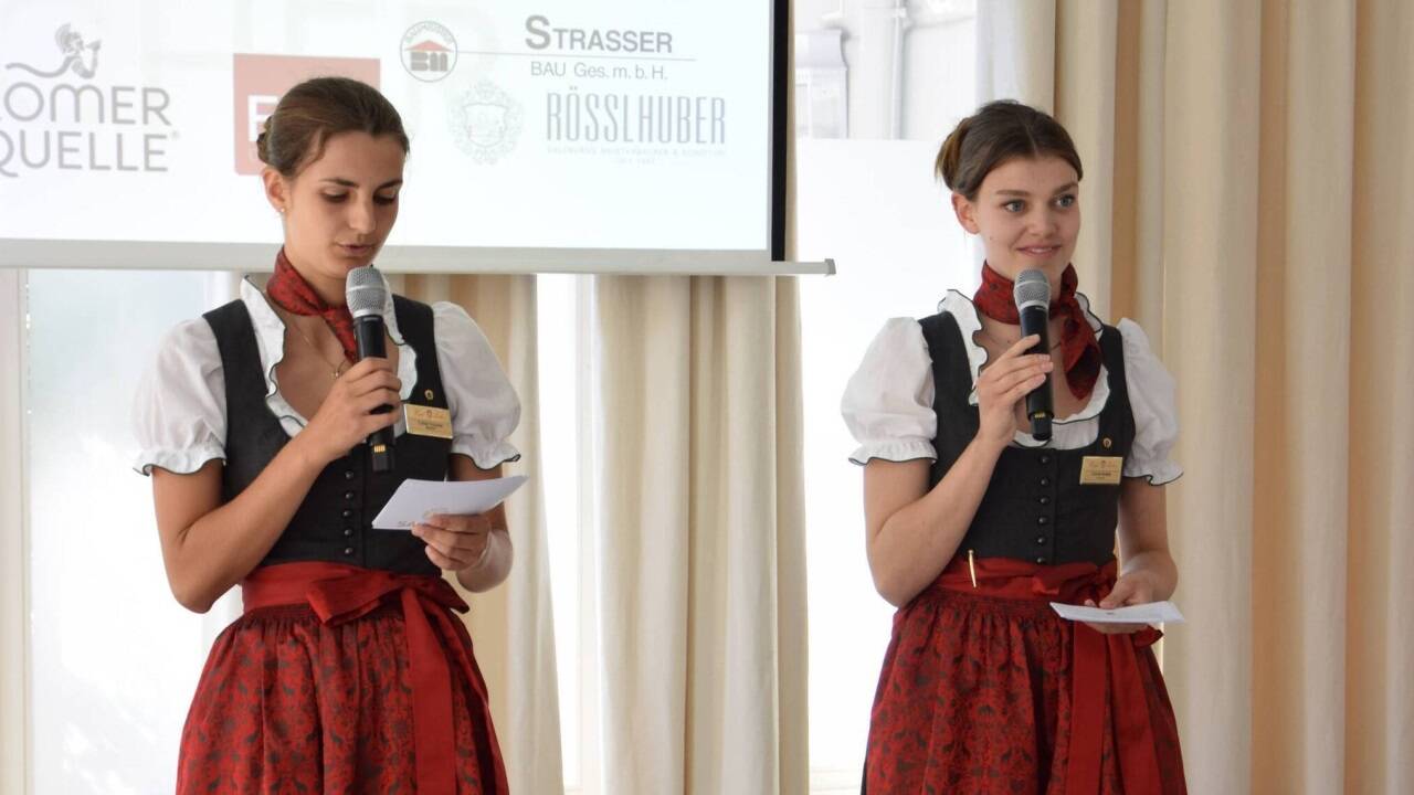 Esther Krautner und Emma Nowak leiteten das diesjährige Lehrlingsprojekt des Sacher. 