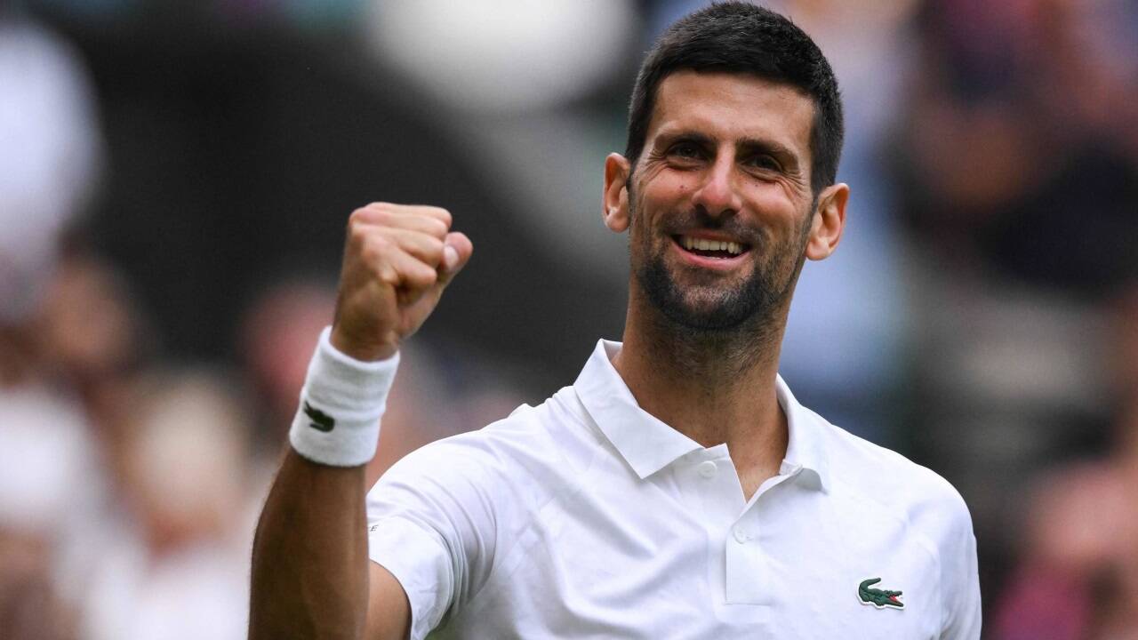 Novak Djoković trifft im Halbfinale auf Jannik Sinner.  Novak Djoković trifft im Halbfinale auf Jannik Sinner.