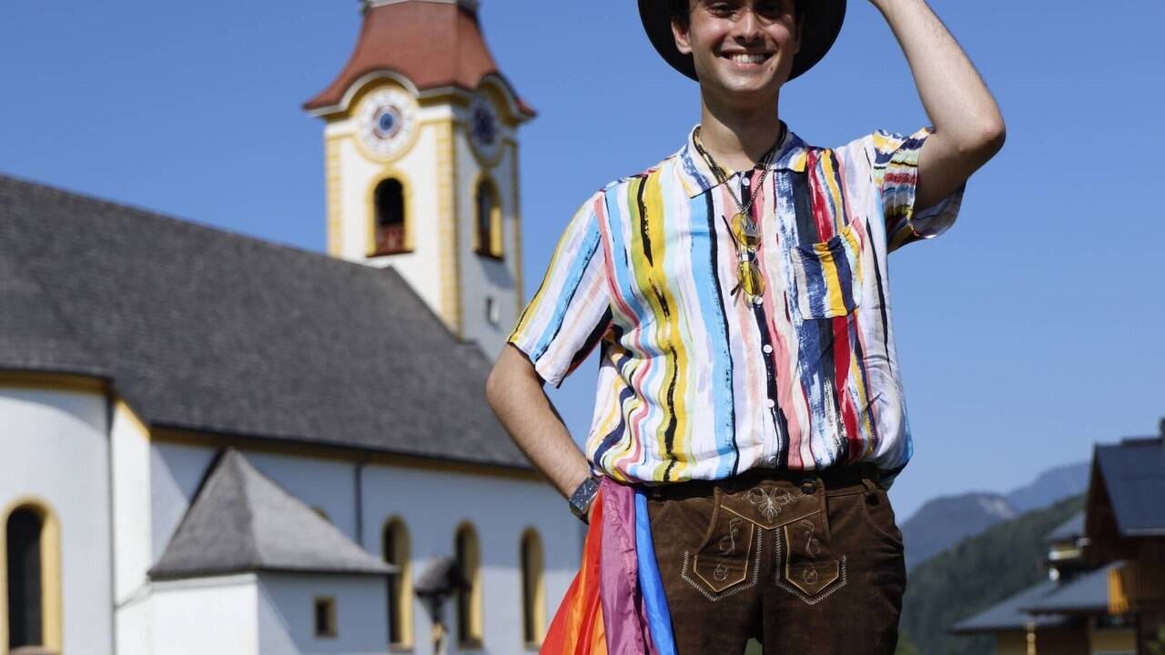 Florian Niederseer veranstaltet die Pride-Parade in Unken. Florian Niederseer veranstaltet die Pride-Parade in Unken.